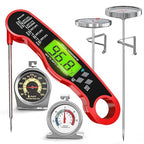 AWLKIM 5 Pack Professional Kitchen Food Thermometer Set – Includes Instant Read by AWKLIM