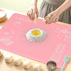 Silicone Pastry Mat 28" x 20" Extra Thick Non Stick Baking Mat by UltraKeno