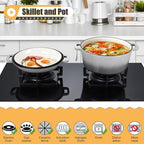 P&P CHEF 5Qt Dutch Oven Pot for Bread Baking, 2 In 1 Round Cast Iron Dutch Oven - Image 5