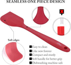HOTEC Heat Resistant 600℉ BPA-Free Silicone Rubber Spatula Set, Kithchen - Image 6