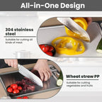 Stainless Steel Cutting Board, Dishwasher Safe, Scratch-Resistant - Image 4