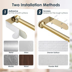 theaoo Paper Towel Holder Under Cabinet, One-Handed Tear Wall Mount Paper Towel - Image 6