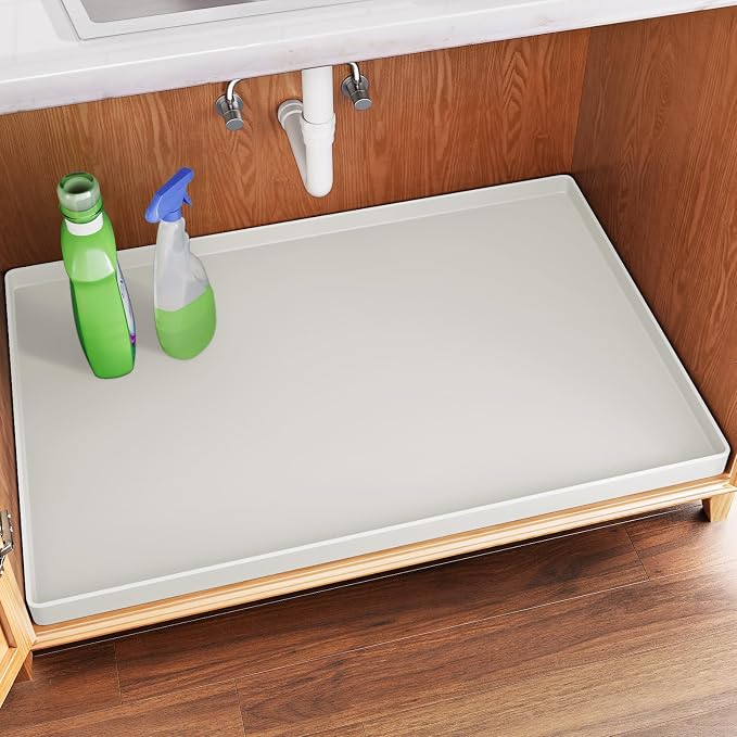 FLATO Waterproof Under Sink Mat 22" x 19" Shelf Liner by Unknown
