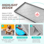 SIKADEER Under Sink Mat Waterproof 34" x 22", Silicone Mat Kitchen Drawer Shelf - Image 4