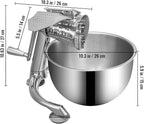 VEVOR Rotary Cheese Grater, Zinc Alloy Rotary Vegetable Mandoline, Manual - Image 8