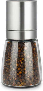 Gulex® Pepper Grinder Pepper Mill, Salt Grinder Refillable, Adjustable by Gulex