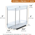 DABIGE 2 Pack Pull Out Spice Rack Organizer - Image 4