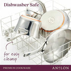 Anolon Nouvelle Stainless Stainless Steel Frying Pan / Fry Pan / Stainless - Image 6