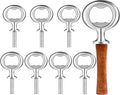 Cunhill 7 Pcs Metal Bottle Opener Blank Bulk Bottle Opener Inserts Parts Pieces by Cunhill