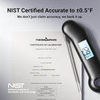 ProfessionaI Meat Thermometer Digital, 3X Faster 0.5 Sec Instant Read, NIST - Image 3