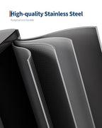 GarveeHome 2 x 10.6 gal Stainless Steel Double Trash Can - Image 3
