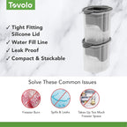 Tovolo Skull Ice Cube Mold Pack of 2 Craft Ice Molds - Image 3