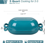 VORRINGARD Enameled Cast Iron Sourdough Bread Oven, Dutch Oven, Loaf Cast Iron - Image 2