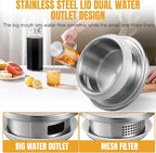 2 Pack 2 Liters/68 oz Octagon Glass Water Pitcher - Image 4