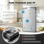 Sumzzz Titanium Cutting Board for Kitchen, Cutting Board Double Sided Food Grade - Image 3
