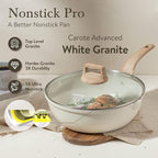 CAROTE 12Inch Nonstick Deep Frying Pan - Image 7