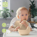 Silicone Baby Feeding Set | Baby Led Weaning Supplies Includes Suction Bowls - Image 2