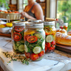 ComSaf Wide Mouth Mason Jars 32 oz - Image 6