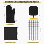 Oven Mitts Kitchen Towels Dishcloths - Image 2