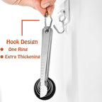 Stainless Steel Measuring Spoons Set, 7 Pieces Kitchen Measuring Sets Gadgets - Image 4