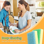 LAUNDRYLUX Scrub Sponge, Dual-Sided Temperature-Responsive Scrubber - Image 6