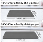 LOPNUR Kitchen Dish Drying Mat, Diatomite Coffee Mat, Super Absorbent Dish - Image 5