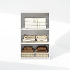 Furinno Reed Closet Organizers and Storage, 3-Tier Closet Organizer, Open Shelf - Image 6