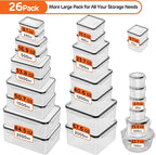 52 PCS Food Storage Container - Image 2