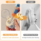 3 in 1 Cup Lid Gap Cleaning Brush Set, Bottle Cleaning Brush Multifunctional - Image 3
