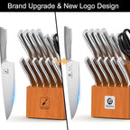 imarku 14-Piece Knife Set, Japanese Stainless Steel Knives Set - Image 7
