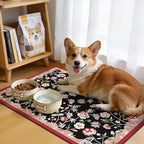 LOKHOM Floral Dish Drying Mat, Cuttable Hide Stain Drying Mat - Image 5