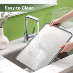 Stainless Steel Cutting Board 16''×11'', Double Sided 304 Steel Cutting Board - Image 7
