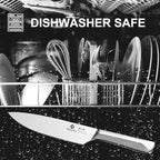 imarku Knife Set, High Carbon Stainless Steel Kitchen Knives, Non-Slip - Image 4