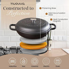 Shallow Cast Iron Casserole - Image 5