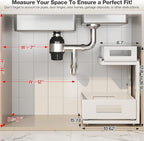 1 Pack 15.74IN-Depth Under Sink Organizer - Image 2
