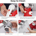 X Home Rotary Cheese Grater for Kitchen, Shredder - Image 8