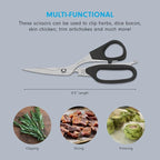 Messermeister 8.5-Inch Take-Apart Utility Shears, Nut Cracker, Jar Lid - Image 3