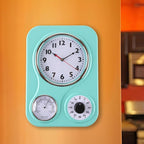 Lily's Home - 9.5 Inch x 12.5 Inch - Retro Kitchen Wall Clock, Vintage Wall - Image 3