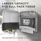 Paper Towel Dispenser, Large Capacity Wall Mount Tissue Dispensers - Image 2
