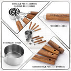 Measuring Cups and Spoons Set, Premium Stainless Steel Measuring Cups and - Image 3