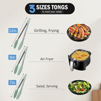 Kitchen Tongs, Stainless Steel Cooking Tongs - Image 2