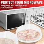 Flexzion 2 Pack 10.5 Inch Microwave Splatter Cover - Image 2