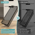 WOWBOX 40 PCS Clear Plastic Drawer Organizer Set, 4 Sizes Desk Drawer - Image 4