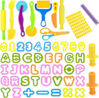 Playdough Tools Set, Creative Play Dough Accessories by AWNOGKUEToys