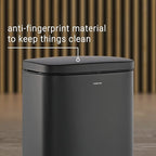 happimess HPM1011B Curtis 8-Gallon Step-Open Trash Can - Image 9