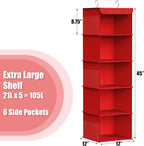 Simple Houseware 5 Shelf Hanging Closet Organizer - Image 3