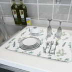 Eucalyptus Leaf Dish Drying Mat - Image 6