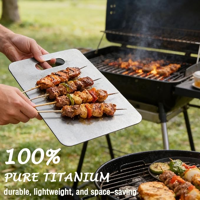 100% Pure Titanium Cutting Board, Titanium Cutting Boards - Image 2