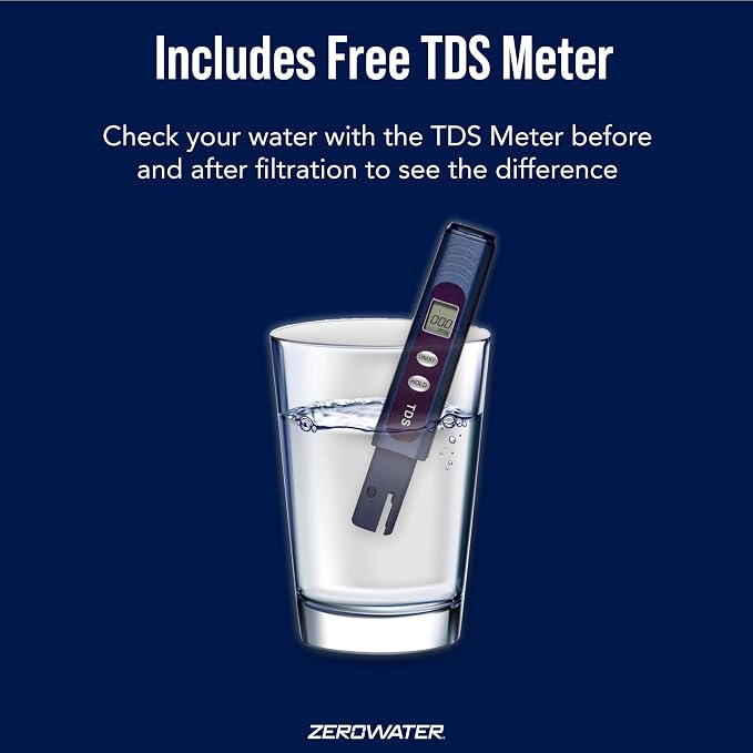 ZeroWater ZR-001 One-Pack Water Filter Replacement Cartridge, 3 x pack of 2 - Image 5