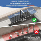 Fast Drying Kitchen Sink Splash Guard, Durable Stone Kitchen Faucet Mat - Image 2